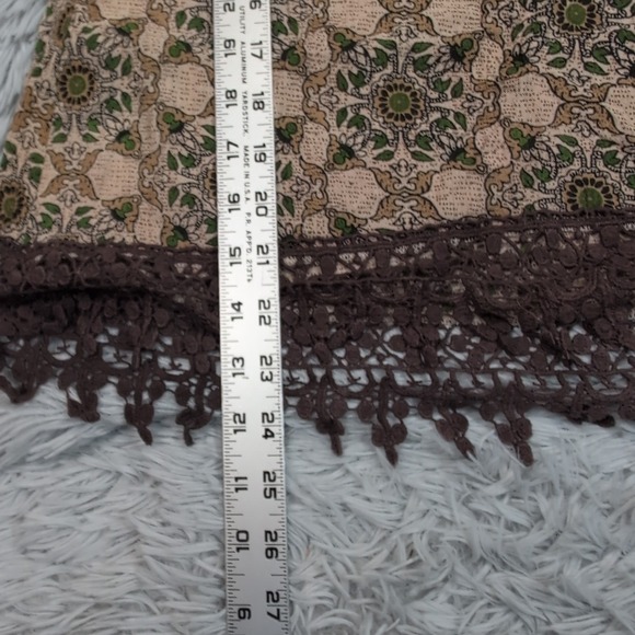 Notations Shirt Womens M Petite Blouse Paisley Top Casual Comfy Sleeveless - Picture 4 of 8